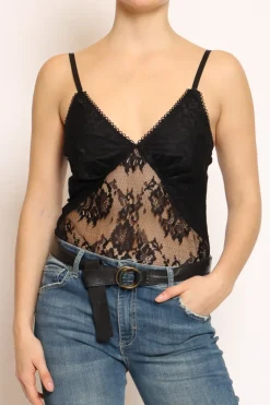 Body pizzo nero