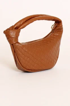 Borsa cestinata cuoio