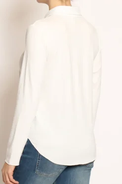 Camicia CARLY in jersey bianco