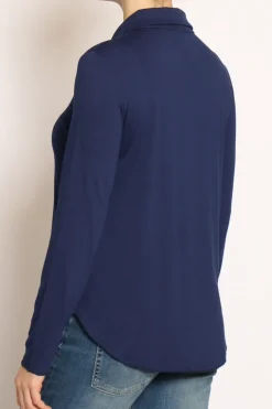Camicia CARLY in jersey blu
