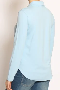 Camicia CARLY in jersey cielo