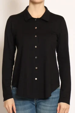 Camicia CARLY in jersey nero