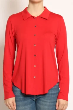 Camicia CARLY in jersey red