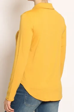 Camicia CARLY in jersey senape