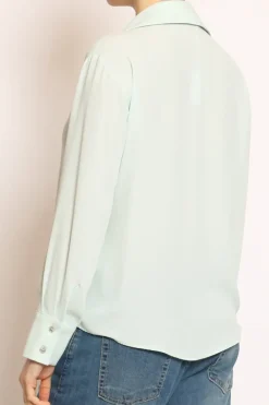 Camicia CLAY MANO SETA mint