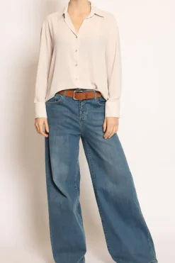 Camicia CLAY MANO SETA panna