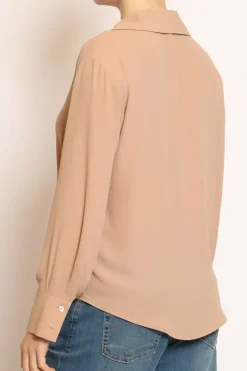 Camicia CLAY MANO SETA peanut