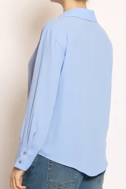 Camicia CLAY MANO SETA pervinca