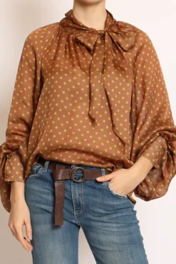 Camicia pois c/fiocco moka/acido
