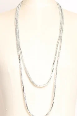 Collana Tennis argento