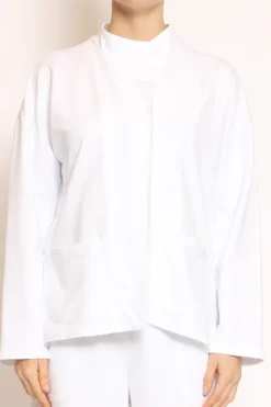 Giacca felpa light bianco