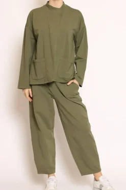 Giacca felpa light militare