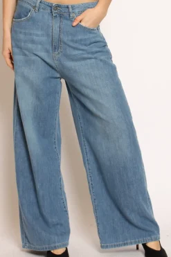 Jeans GIUSI LIGHT wide leg denim light