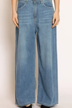 Jeans GIUSI LIGHT wide leg denim light