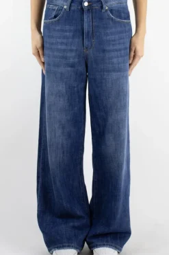 Jeans Hazel gamba dritta denim
