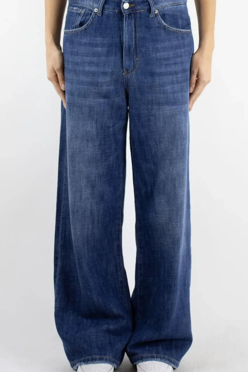 Jeans Hazel gamba dritta denim
