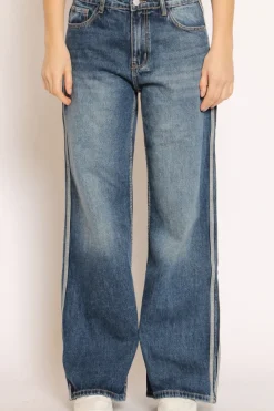 Jeans JANE banda laterale denim