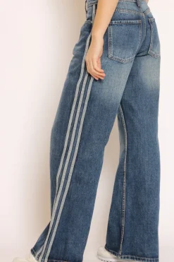Jeans JANE banda laterale denim