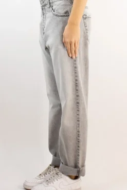 Jeans morgana denim relaxed grigio fumo