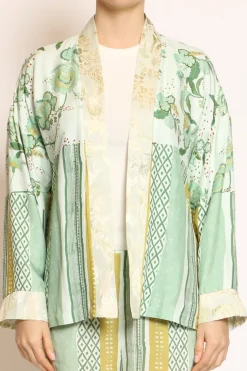 Kimono fantasia acqua/verde/salvia