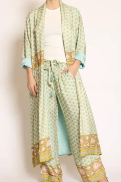 Pantalone coulisse fantasia acqua/sand/olio