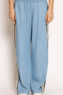 Pantalone LESLEY tela denim chambray denim