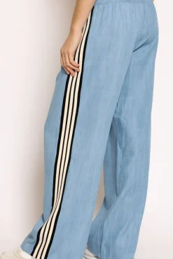 Pantalone LESLEY tela denim chambray denim