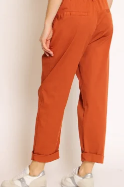 Pantalone lola c/pinces ed elastico dietro coccio