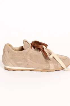 Sneakers scamosciate taupe