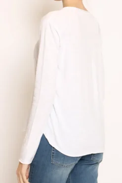 T-shirt girocollo bianco