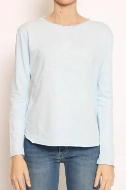 T-shirt girocollo cielo