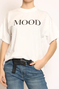 T-shirt MOOD CHIC bianco/nero