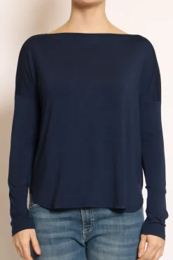 T-shirt stondata blu zaffiro