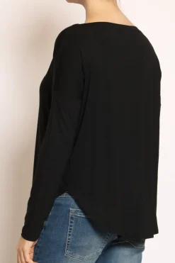 T-shirt stondata nero
