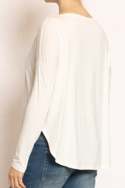 T-shirt stondata off white